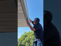 EASY Gutter Repair! Lexel Fixes EVERYTHING! #shorts #sashco #lexel #lexellent #gutters #gutterfix