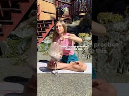 This is yoga practice 🧘‍♀️🍦#yoga #dessert #icecream #meditation #foodie #funny #dessertideas #food