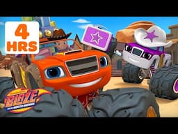 4 HOURS of the Most DARING Monster Machine Missions & Rescues! 😎 | Blaze and the Monster Machines