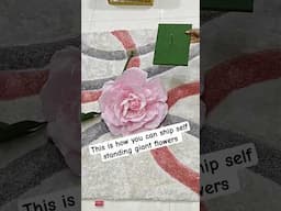 Easy to Ship, Self standing giant flowers, Handmade flores de papel Crepe DIY @PaperSaiarts