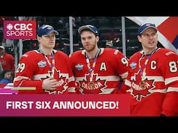 Team Canada GM Doug Armstrong announces first six players on men's Olympic hockey team | #CBCSports