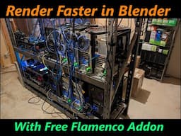 18 GPU Render Farm Test with Blender and Free Addon Flamenco