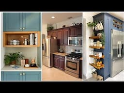 Modular kitchen design and Decorating Ideas. Small Kitchen Organization. #kitchen #homedecor #decor