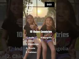 Kids Name 10 Asian Countries in Seconds! 🌏✨ #GeographyFun #KidsQuiz