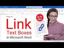 How to Link Text Boxes in Microsoft Word (PC & Mac)