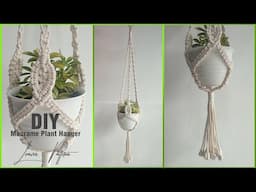 DIY Macrame Plant Hanger | Leaves Pattern | Macrame Tutorial