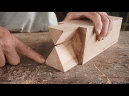 Building a Modern Japanese Style Joints with Hand Cut Dovetail Joints