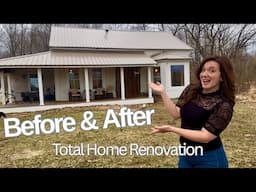 TOTAL HOME MAKEOVER... Watch the ENTIRE Renovation Process of a Fixer Upper House!! | Before & After