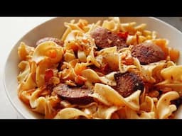 Kielbasa and Cabbage Noodles