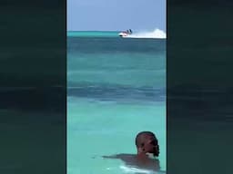 My 10 years old daughter stole this man jet ski at the beach. 😢😩🤦🏾‍♀️