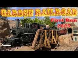 It Lives!! Garden Railroad Opening Run for 2025