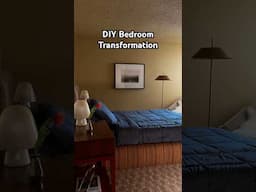 DIY *Rental Friendly* Bedroom Makeover REVEAL!