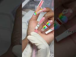Pride nails ? 😍 let’s do my nails !