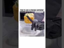 How to use a storage container 🤭🤯