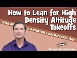 Leaning the Mixture During Takeoff