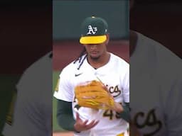 Right off the bat! First career leadoff home run for Joshua Palacios. #mlb #shorts #highlights