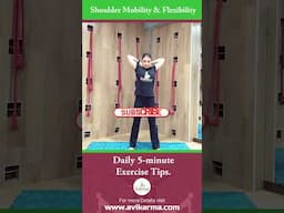 5 Min Shoulder Mobility Exercise  #5minyoga #yogaforbeginners#dailyyoga #shoulderflexibility