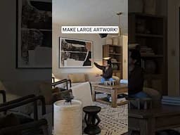 Making Large Textured Artwork! #artwork  #art  #artist #diyhomedecor  #diyprojects