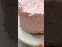 One Bowl FRESH Vegan Strawberry Cake #veganbaking #vegancake #strawberrycake