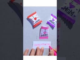 Cute Mother's Day Gift 💝/ Last minute gift idea/ Chocolate Gift #shorts #diy #mothersday #papercraft