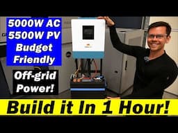 Build a 5,000W Off-grid Solar System in 1 Hour