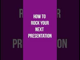 How to Make a Presentation: Tips and Techniques from a Professional Speaker #career #careersecrets