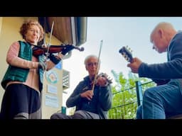 Cranberry Rock – fiddlers Moonshine & Rainer, Peter on guitar ￼- hannover hoedown