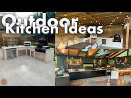 OUTDOOR KITCHEN IDEAS FOR YOUR NEXT PROJECT !