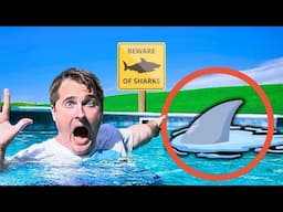 🔴 LIVE! | Shark in the Swimming Pool Adventure | Pool Rules Story by Papa Joel’s English