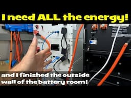 EV charging challenge: I need to find 46kWh until tomorrow | I also finished the outside wall
