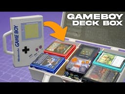 I turned an old Gameboy case into a Commander Deck Box