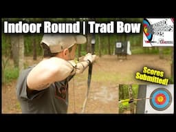 Shooting an Indoor Round with My Trad Bow | Backyard Championships