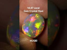 Huge 14.47ct Gem Crystal Opal. $45,000