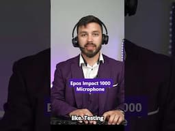 Epos Impact 1000 Noise Canceling Mic Test: 5 Tests in 60 seconds!