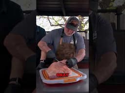 How Jay Stearns Trims his Brisket at Jay's BBQ Shack in Abilene, Texas! #shorts