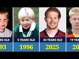 Kevin De Bruyne - Transformation From 1 to 33 Years Old