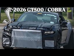 Let’s go! 2026 GT500 / COBRA 🐍 CAUGHT AGAIN in DETROIT!