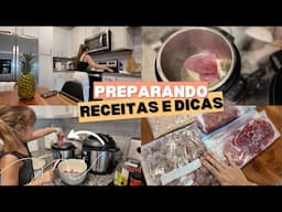 ✨ Comprando carnes + Preparação e organização| receitas e dicas que uso para facilitar o dia dia