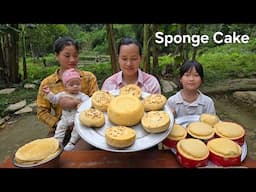 Sponge Cake Making Process - Bella & her sister got to see each other on the weekend.