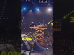 How high is @wibmerfabio  scissor lift setup at @mastersofdirt ?