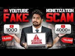 ⚠️FAKE MONETIZATION SCAM Exposed 😱In Telugu by Techpad | Buying Subscribers
