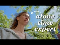 enjoying alone time (without being lonely) | a solo weekend vlog