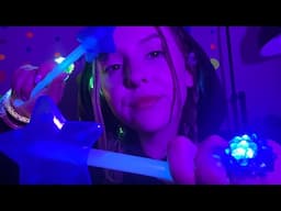 Glow in the Dark ASMR Bright Light Triggers 🚨 (flashing lights)