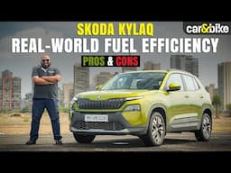 Skoda Kylaq Real-World Fuel Mileage Tested | PROS and CONS!