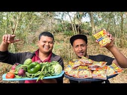 Chicken Maggi Fry Recipe iong i Style | Chicken Noodles - Chicken Maggi