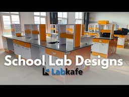 School Lab Furniture Installation by Labkafe |  Modern Lab Furniture | School Lab Designs