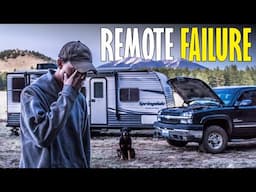Truck Breakdown while Boondocking Off Old Logging Roads in Arizona