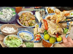 We Tested 5 Recipes and Found the EASIEST Lemongrass Chicken Feet - Country Life Food Vlog