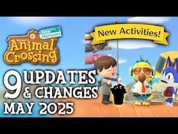 9 UPDATES & CHANGES in May 2025 (New Activities) - Animal Crossing New Horizons