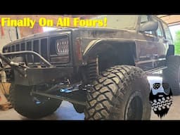 Finally On Its Own Weight!  Cherokee XJ One Ton Swap Update
